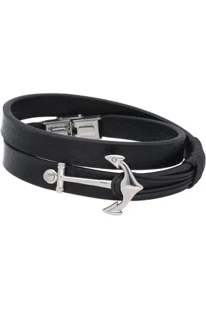 Firetti Leren armband Sieraad cadeau armbanden wikkelarmband maritiem anker