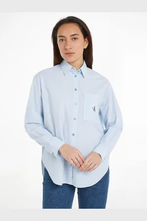 Calvin Klein Overhemdblouse WOVEN LABEL RELAXED SHIRT