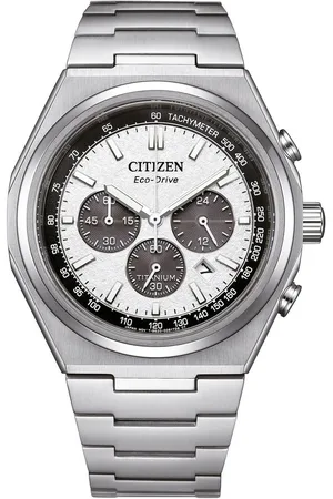 Citizen Chronograaf Horloge, heren, titanium, Eco-Drive, solar, stopwatchfunctie, saffierglas
