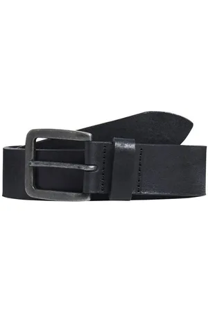 JACK & JONES Leren riem Vintage-look, generfd oppervlak