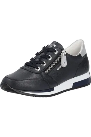 Remonte Sneakers met sleehak , vrijetijdsschoen, lage schoen, veterschoen in smalle vorm
