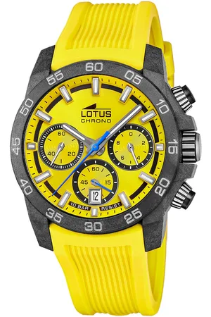 Lotus Chronograaf Quartzhorloge, horloge, herrenuur, rubberen band, dag, stopwatchfunctie