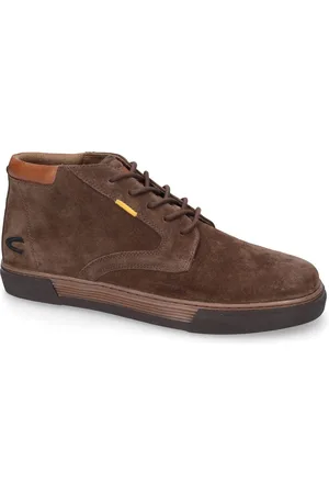 Camel Active Sneakers freizeitschoen, veterschoenen, high top sneaker met doorlopende zool