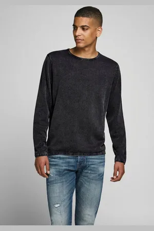 JACK & JONES Trui met ronde hals Luipaard