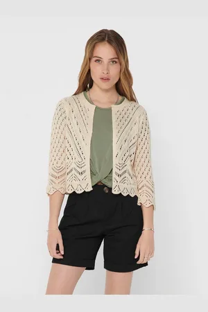 JDY Vest SUN 3/4 CROPPED CARDIGAN KNT NOOS