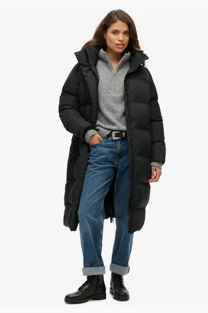 Superdry Gewatteerde jas Longline Hooded Puffer Jacket