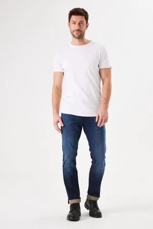 Garcia Straight jeans Rocko in five-pocketsstijl