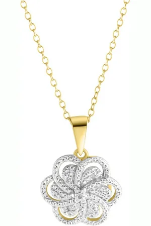 Firetti Ketting met hanger Sieraad Geschenk, Bloem / Knoop