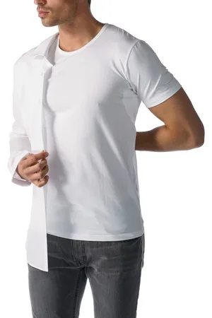 Mey Shirt voor eronder Dry Cotton Functional onder het businesshemd onzichtbaar, korte mouw