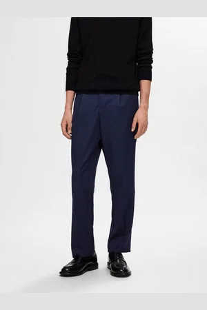 SELECTED Chino SLH190-REG TAPERED LEROY PLEAT PANT NOOS