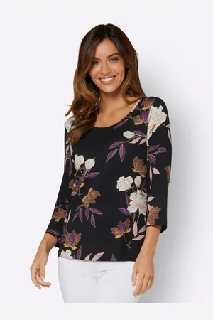 LADY Shirt met print Gedessineerd shirt (1-delig)