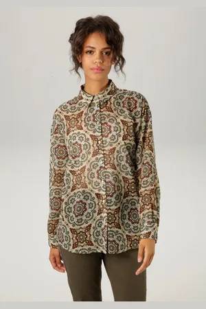 Aniston Overhemdblouse met fantasierijke mandala-print