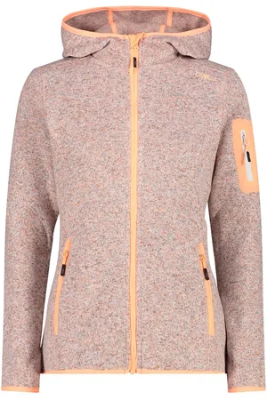 CMP Gebreid fleecejack KNITTED MELANGE HOODY WOMAN HOODY (1 stuk)