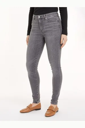 Tommy Hilfiger Skinny fit jeans HARLEM U SKINNY HW CAL met logo-badge