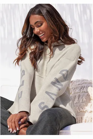 ELBSAND Hoodie met geborduurd logo, loungewear