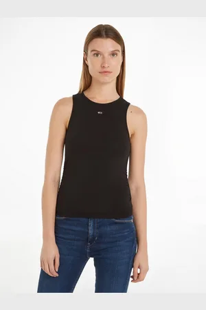 Tommy Hilfiger Tanktop TJW SLIM GATHERING TANK TOP (ESSENTIAL Regular Flag Logo TJ Women)
