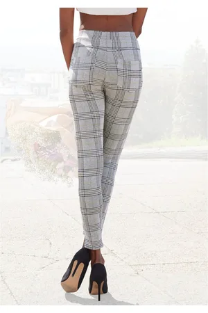 Lascana Legging met ajour ruitpatroon