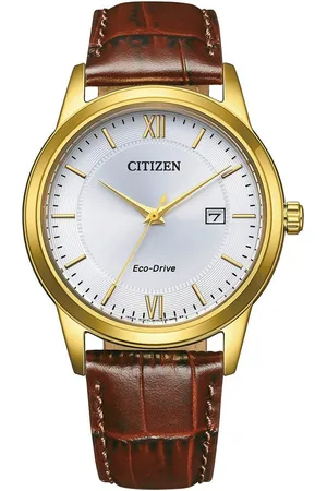Citizen Solarhorloge Horloge, herenhorloge, leren band, analoog, dag