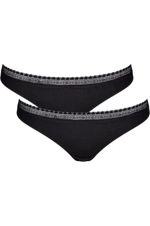 Sloggi Slip GO Ribbed R Brazil C2P zachte ribstof met kantafwerking (2 stuks, Set van 2)
