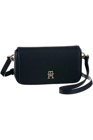 Tommy Hilfiger Schoudertas TH EMBLEM FLAP CROSSOVER met th-embleem aan de voorkant