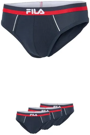 Fila Slip met contrastkleurige zoom (Set van 3)