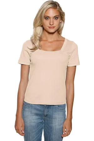 Heine Shirt met korte mouwen Shirt met carréhals (1-delig)