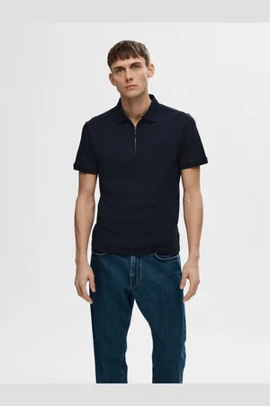 SELECTED Poloshirt SLHFAVE ZIP SS POLO NOOS