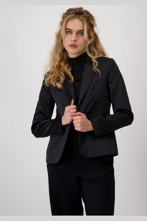 monari Korte blazer met opgestikte klepzakken