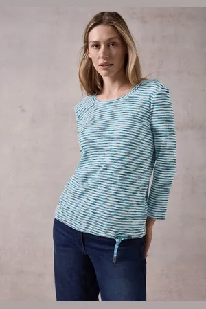CECIL Shirt met 3/4 mouwen met gestreept patroon