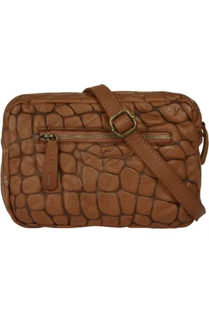Samantha Look Schoudertas echt leer, made in italy