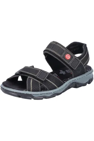 Rieker Sandalen zomerschoen, outdoorschoen, sleehak, in trekkinglook
