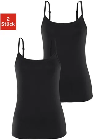 vivance collection Top met spaghettibandjes Met verstelbare schouderbanden (Set van 2)