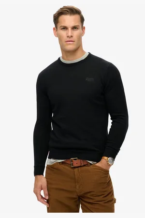 Superdry Trui met ronde hals ESSENTIAL SLIM FIT CREW JUMPER