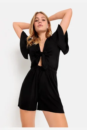 Lascana Korte jumpsuit van geweven viscose