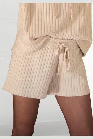Lascana Short - Lounge shorts gemêleerd Lounge-/brei shorts gemêleerd met bindkoord, loungewear