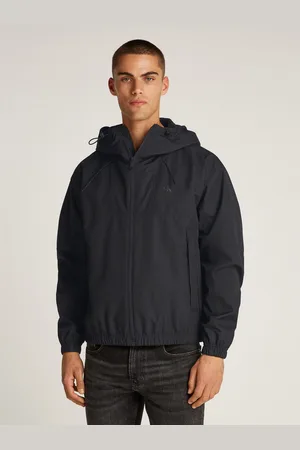 Calvin Klein Allweatherjack TECHNICAL JACKET Logodruk, steekzakken