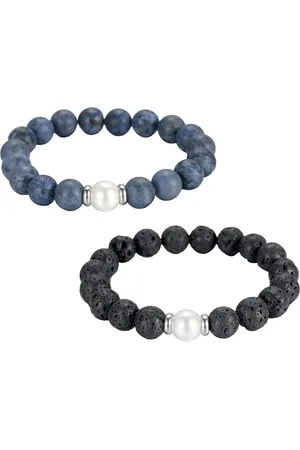 Firetti Armbandset Multipack sieraden cadeau roestvrijstalen armbanden armband edelsteen (set, 2-delig)