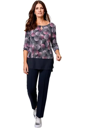 Hermann Lange Shirt Blouseshirt met patroon