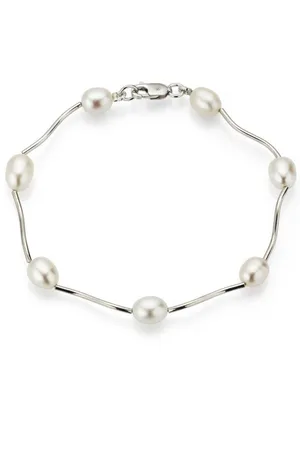 Firetti Zilveren armband Sieraad cadeau armbanden armbandketting Made in Germany - met zoetwater-cultivéparel