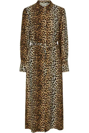 Y.A.S Jurk met overhemdkraag YASKAYA LS LONG SHIRT DRESS S. NOOS