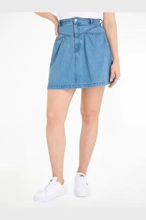 Tommy Hilfiger Kokerrok TJW CHAMBRAY MINI SKIRT