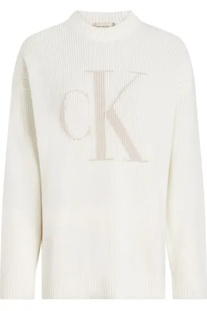 Calvin Klein Gebreide trui CK INTARSIA HIGH NECK SWEATER