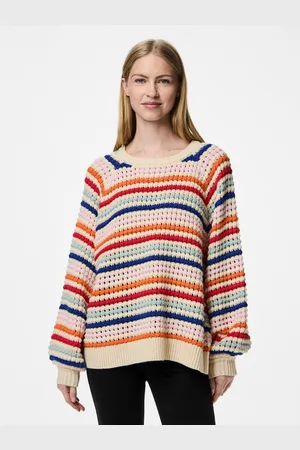 Pieces® Trui met ronde hals PCDOSLA LS O-NECK KNIT MM
