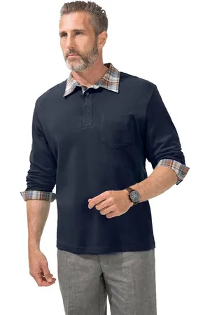Classic Basics Poloshirt met lange mouwen (1-delig)
