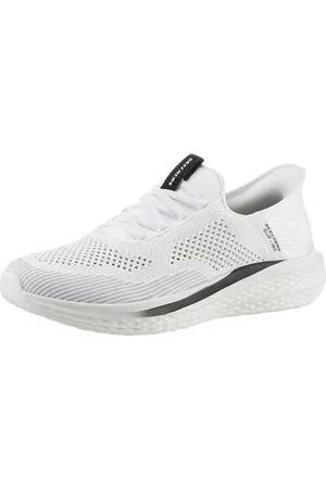 Skechers Slip-on sneakers SLADE-QUINTO slipper, vrijetijdsschoen met subtiele contrastafwerking