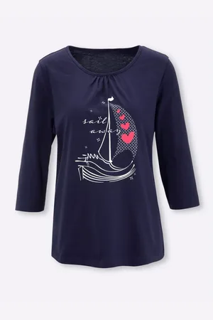 Classic Basics Shirt met 3/4-mouwen Shirt met korte mouwen (1-delig)