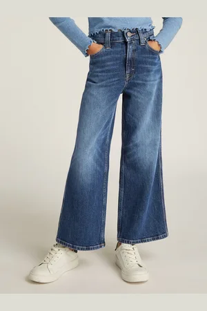 Tommy Hilfiger Wijde jeans MABEL DARK WASH met logoborduursels