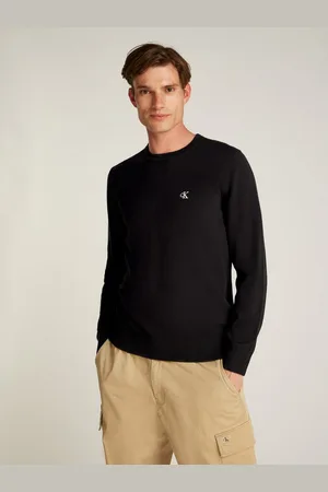Calvin Klein Trui met ronde hals MODERN CREW NECK SWEATER