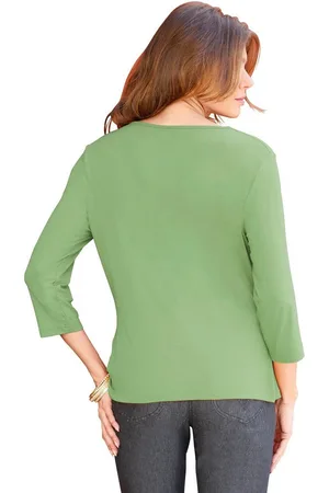 Classic Inspirationen Shirt met cascadehals Shirt (1-delig)
