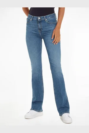 Tommy Hilfiger Bootcut jeans met persplooien